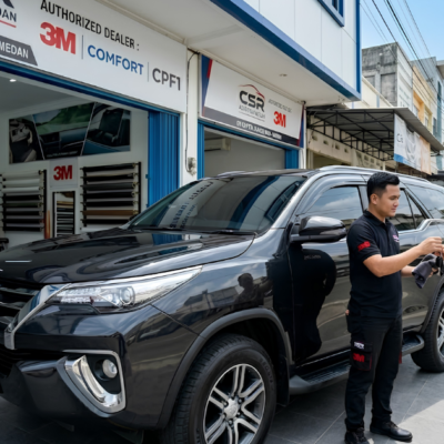 pasang kaca film mobil Medan